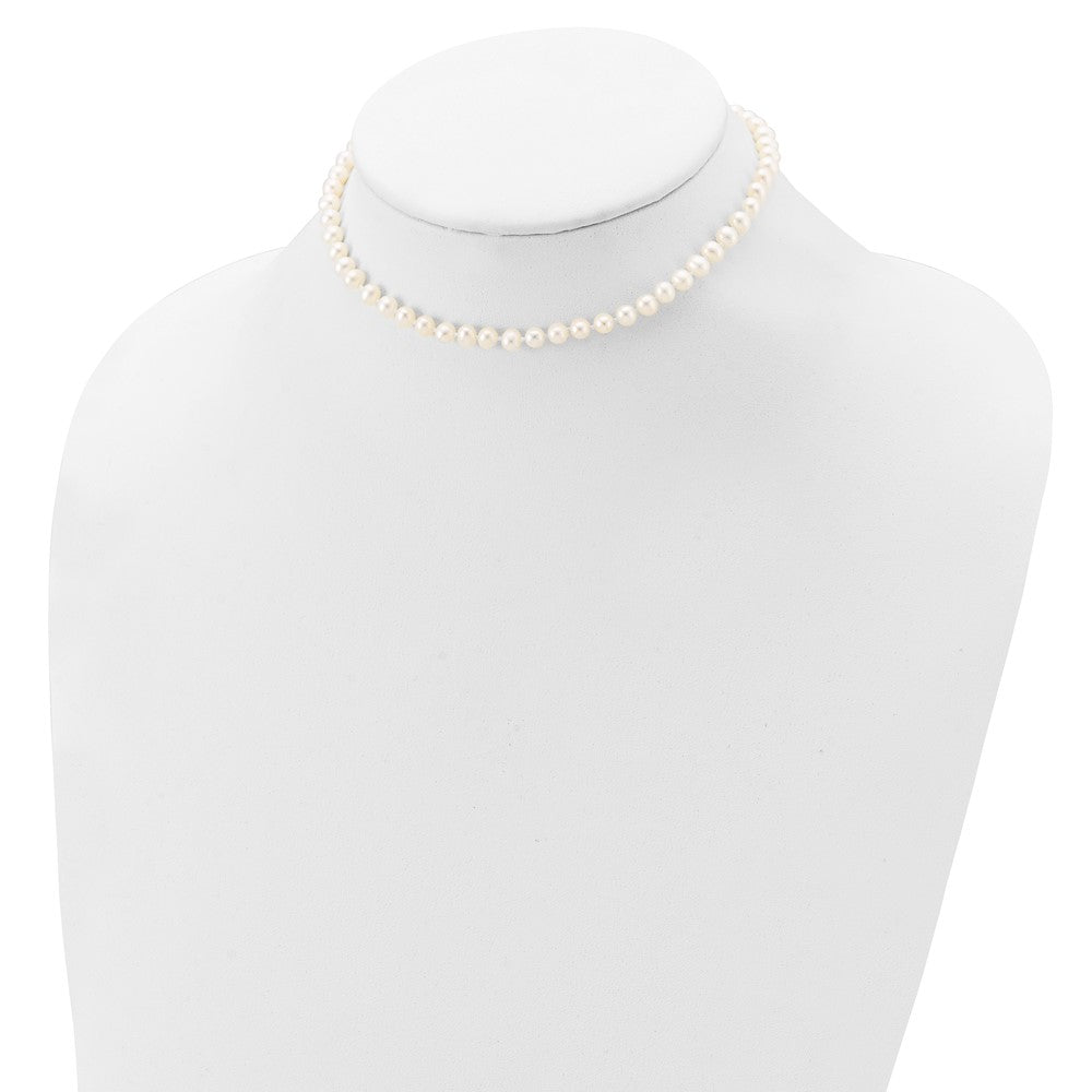 SS Madi K RH-pltd 5-6mm FWC Pearl Necklace, Bracelet & Earrring Set