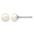 SS Madi K RH-pltd 5-6mm FWC Pearl Necklace, Bracelet & Earrring Set