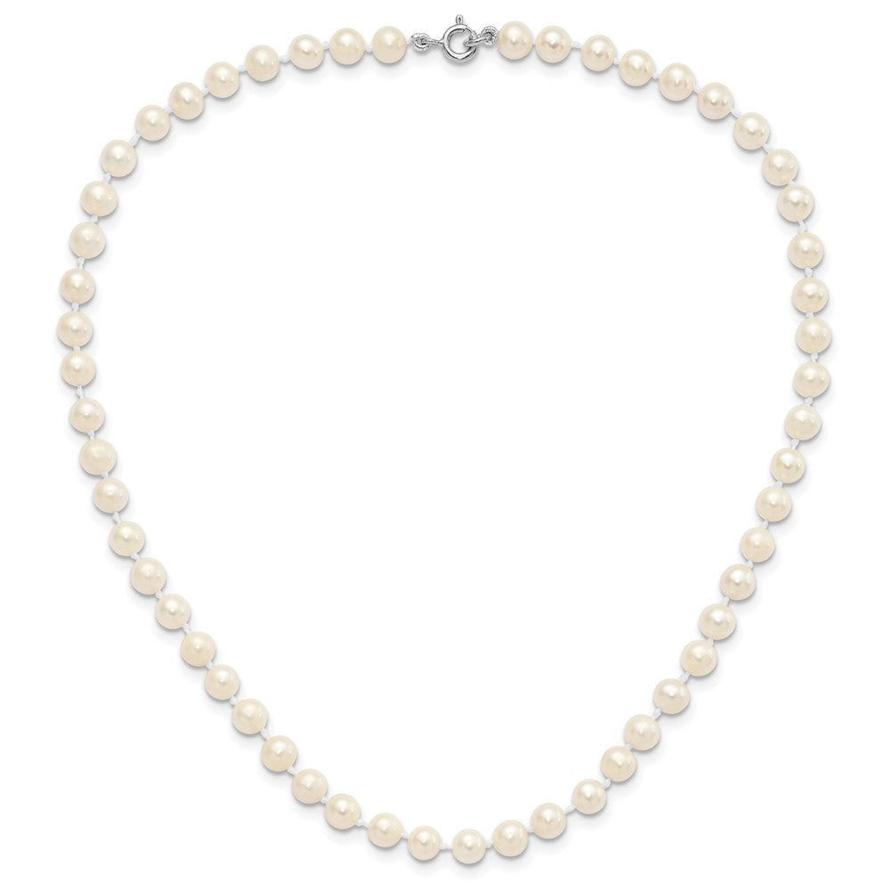SS Madi K RH-pltd 5-6mm FWC Pearl Necklace, Bracelet & Earrring Set