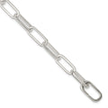 Sterling Silver Polished Fancy Link Bracelet