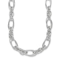 Sterling Silver Polished Fancy Link Bracelet