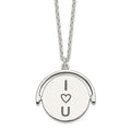 Sterling Silver I Love You Forever Necklace