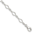 Sterling Silver 5mm Fancy Link Bracelet