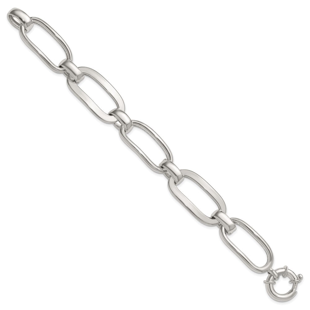 Sterling Silver Polished 7.5in Fancy Link Bracelet