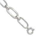 Sterling Silver Polished 7.5in Fancy Link Bracelet