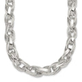Sterling Silver Polished Double Twist Link Bracelet