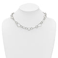 Sterling Silver Polished w/ Ext Fancy Link Bracelet