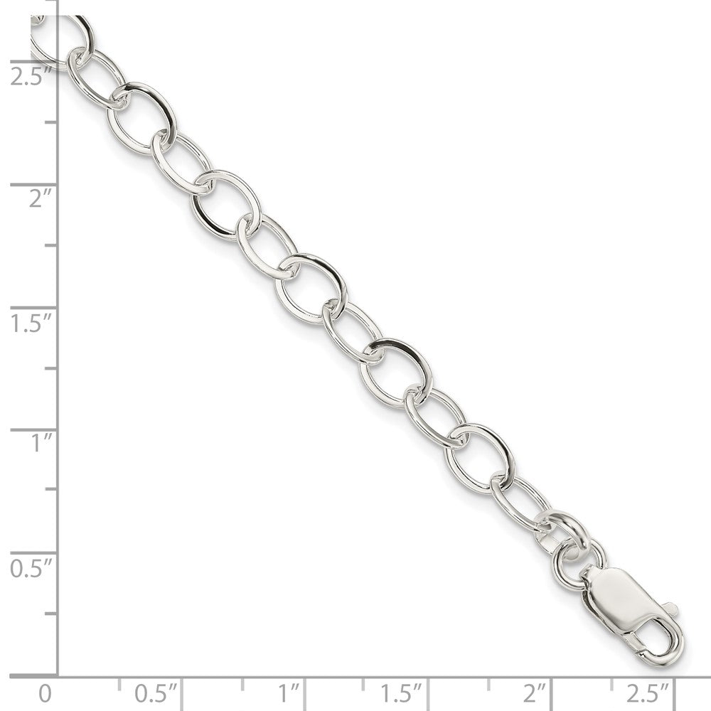 Sterling Silver Fancy Link Bracelet