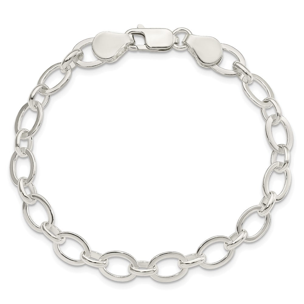 Sterling Silver Fancy Link Bracelet