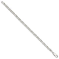 Sterling Silver Polished Fancy Link Bracelet