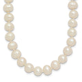 6-7mm White Semi-round Freshwater Cultured Pearl Endless Necklace