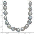 9-11mm Grey Baroque Endless Necklace