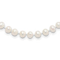 Sterling Silver Madi K RH-pltd 5-6mm FWC Pearl 14in. w/ 2in ext. Necklace