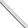 Sterling Silver Rhodium-plated 3.5mm Magic Herringbone Chain