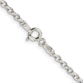 Sterling Silver 2.6mm Diamond-cut Rolo Cable Chain