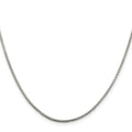 Sterling Silver 1.5mm Round Box Chain w/ ext.
