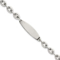 Sterling Silver Polished 6.25mm Anchor Link 7.25 Inch ID Bracelet