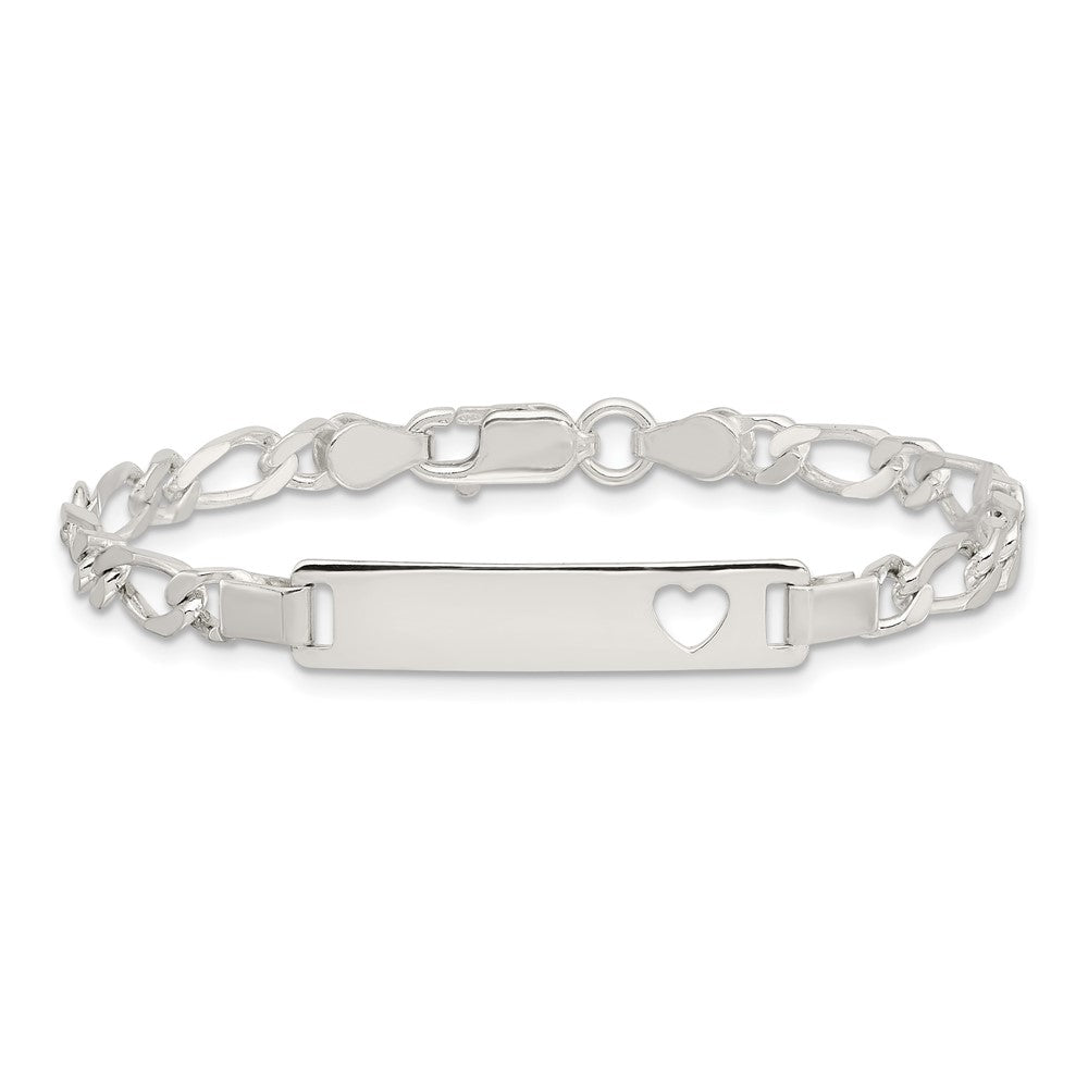 Sterling Silver Baby ID 6 IN Bracelet