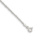 Sterling Silver 1.5mm Fancy Beaded Chain