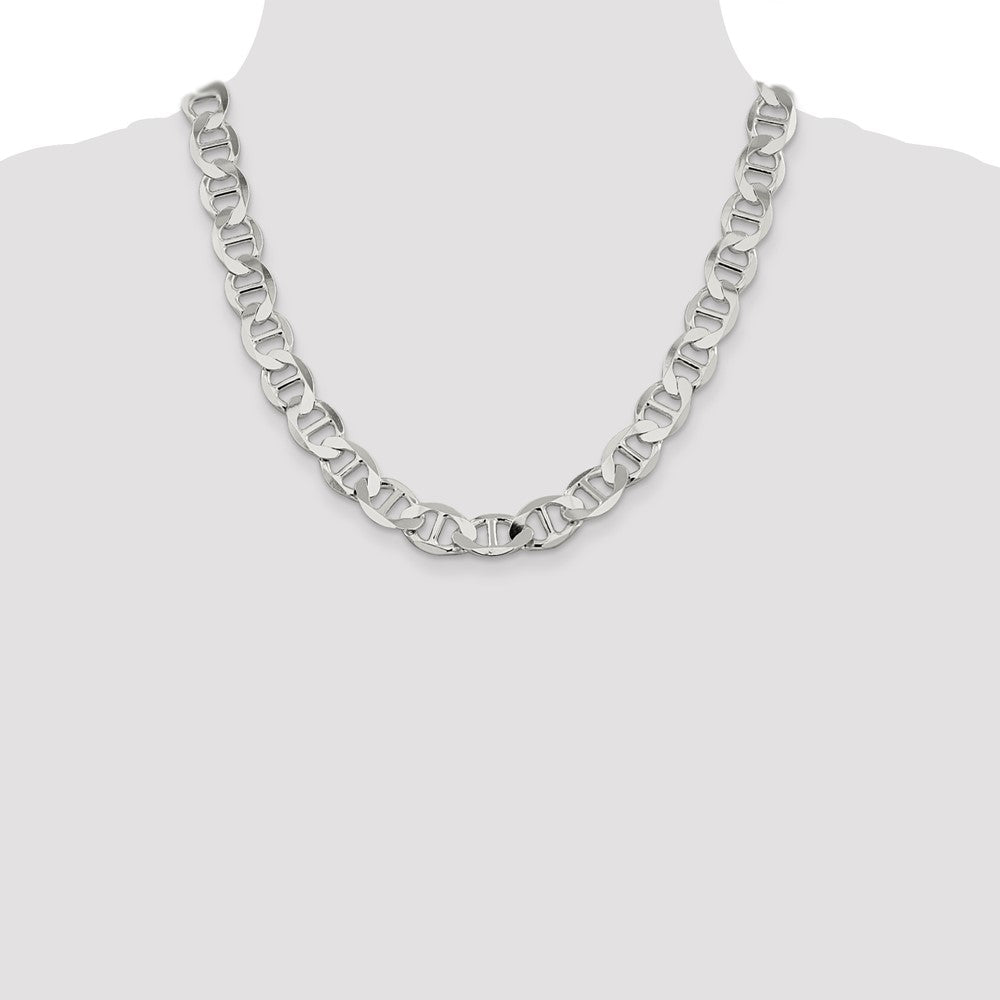 Sterling Silver 12.3mm Flat Anchor Chain