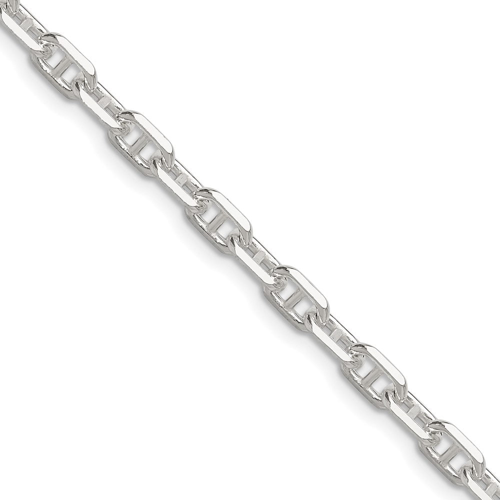 Sterling Silver Polished and D/C 4.75mm Mariner Link Chain