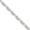 Sterling Silver Polished and D/C 4.75mm Mariner Link Chain