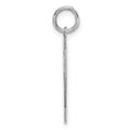 Sterling Silver/Rhodium-plated Polished Number 62 Charm