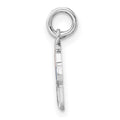 Sterling Silver RH-plated Enameled Ice Cream Cone Children's Pendant