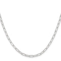 Sterling Silver Polished 2.9mm Paperclip Chain