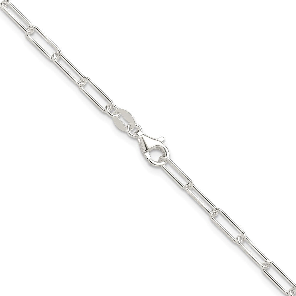 Sterling Silver Polished 3.15mm Paperclip Chain