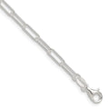 Sterling Silver Polished 3.15mm Paperclip Chain