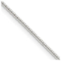 Sterling Silver .9mm 8 Sided Mirror Box Chain
