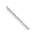Sterling Silver 1.10mm Forzantine Cable Chain w/ ext.