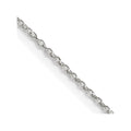 Sterling Silver 1.30mm Forzantine Cable Chain w/ ext.
