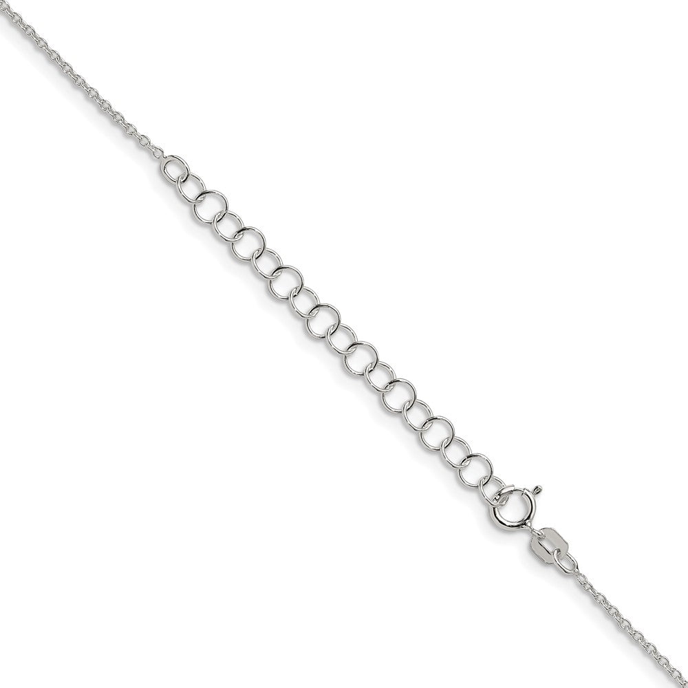 Sterling Silver 1.30mm Forzantine Cable Chain w/ ext.