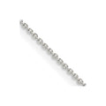 Sterling Silver 1mm 8 Sided D/C Cable Chain w/ ext.