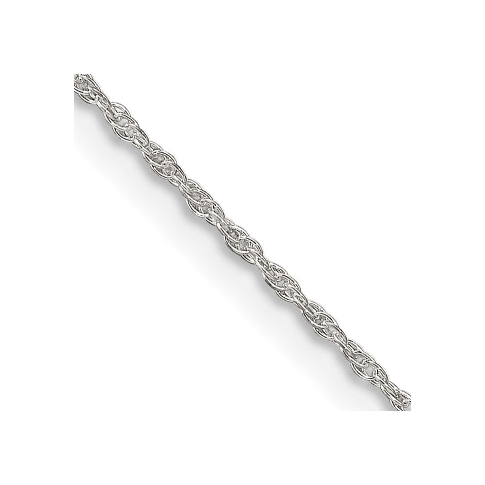 Sterling Silver 1.25mm Loose Rope Chain w/ ext.