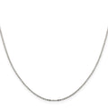 Sterling Silver .9mm Flat Link Cable Chain