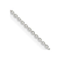 Sterling Silver .95mm Diamond-cut Forzantine Cable Chain w/ ext.