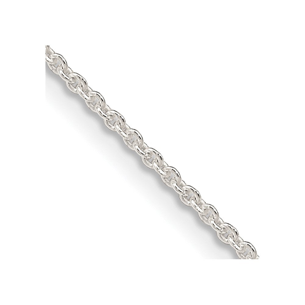 Sterling Silver 1.6mm Forzantine Cable Chain