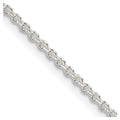 Sterling Silver 1.85mm Diamond-cut Forzantine Cable Chain