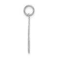 Sterling Silver/Rhodium-plated Satin Number 56 Charm