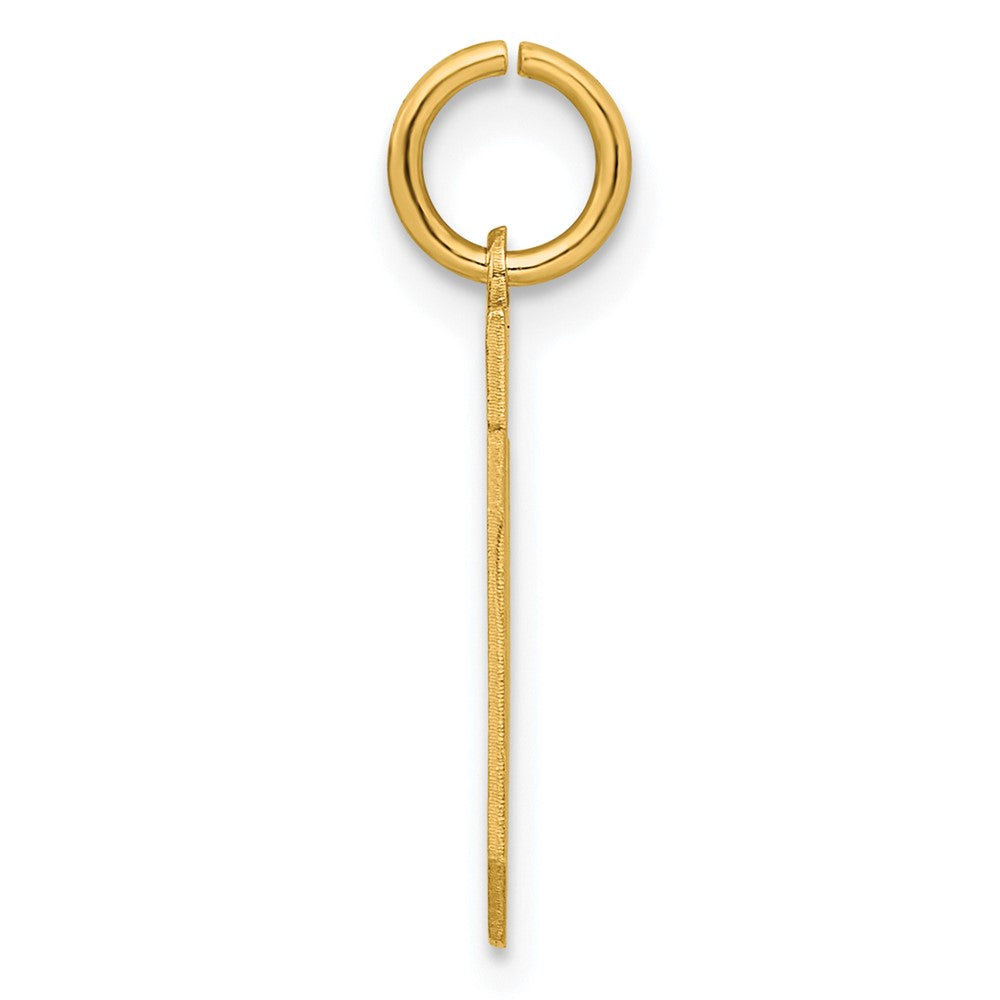 Sterling Silver/Gold-plated Satin Number 20 Charm