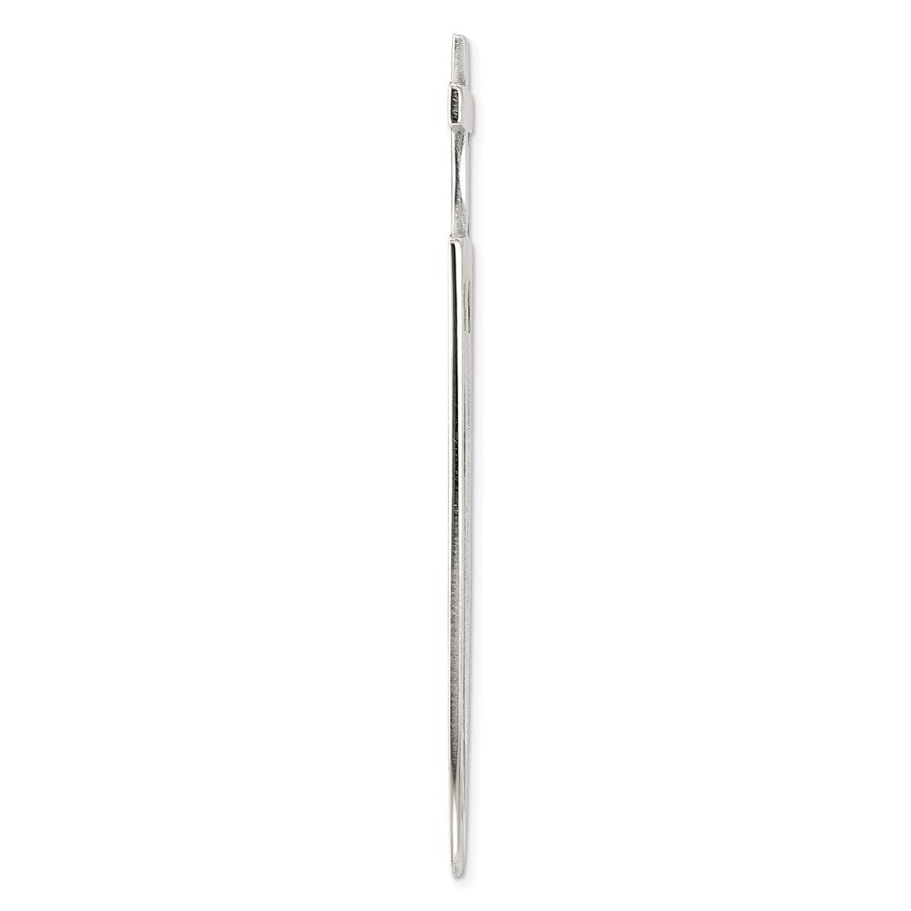 Sterling Silver Rhodium-plated Cross Bookmark