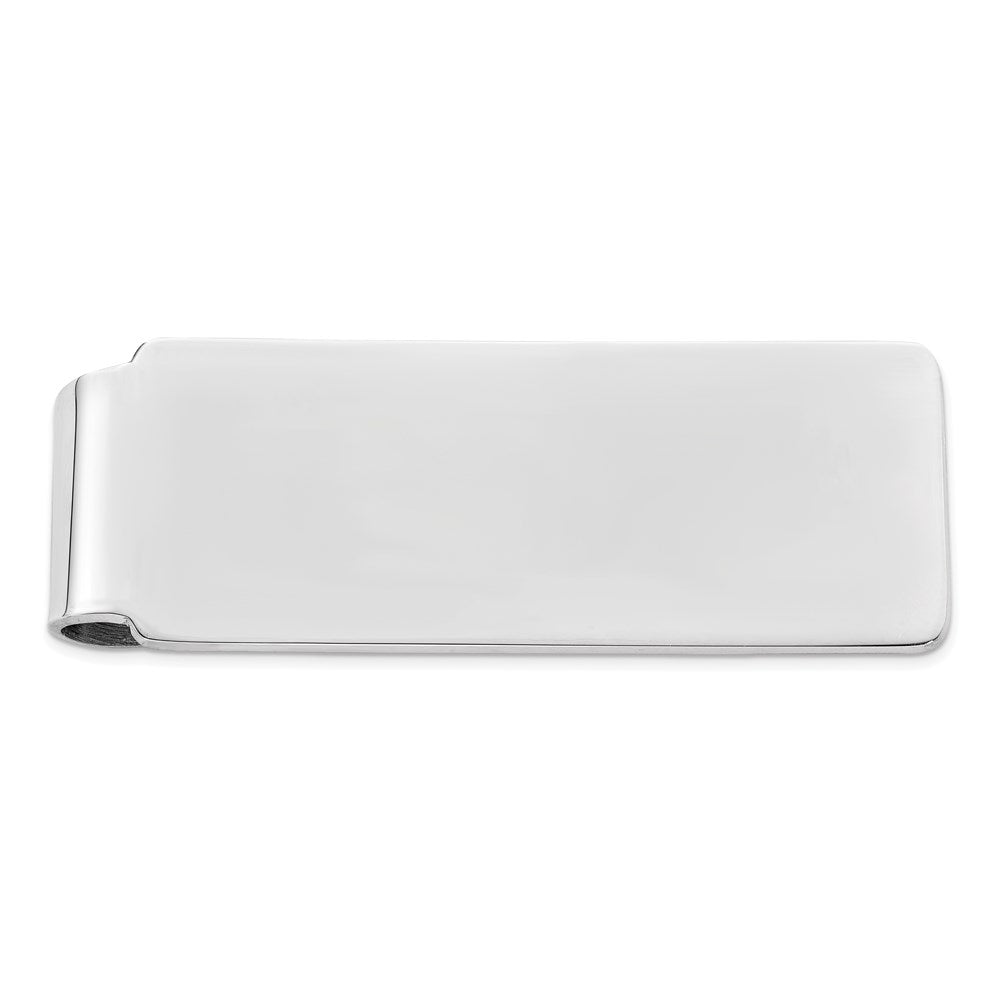 Sterling Silver Rhodium-plated Money clip