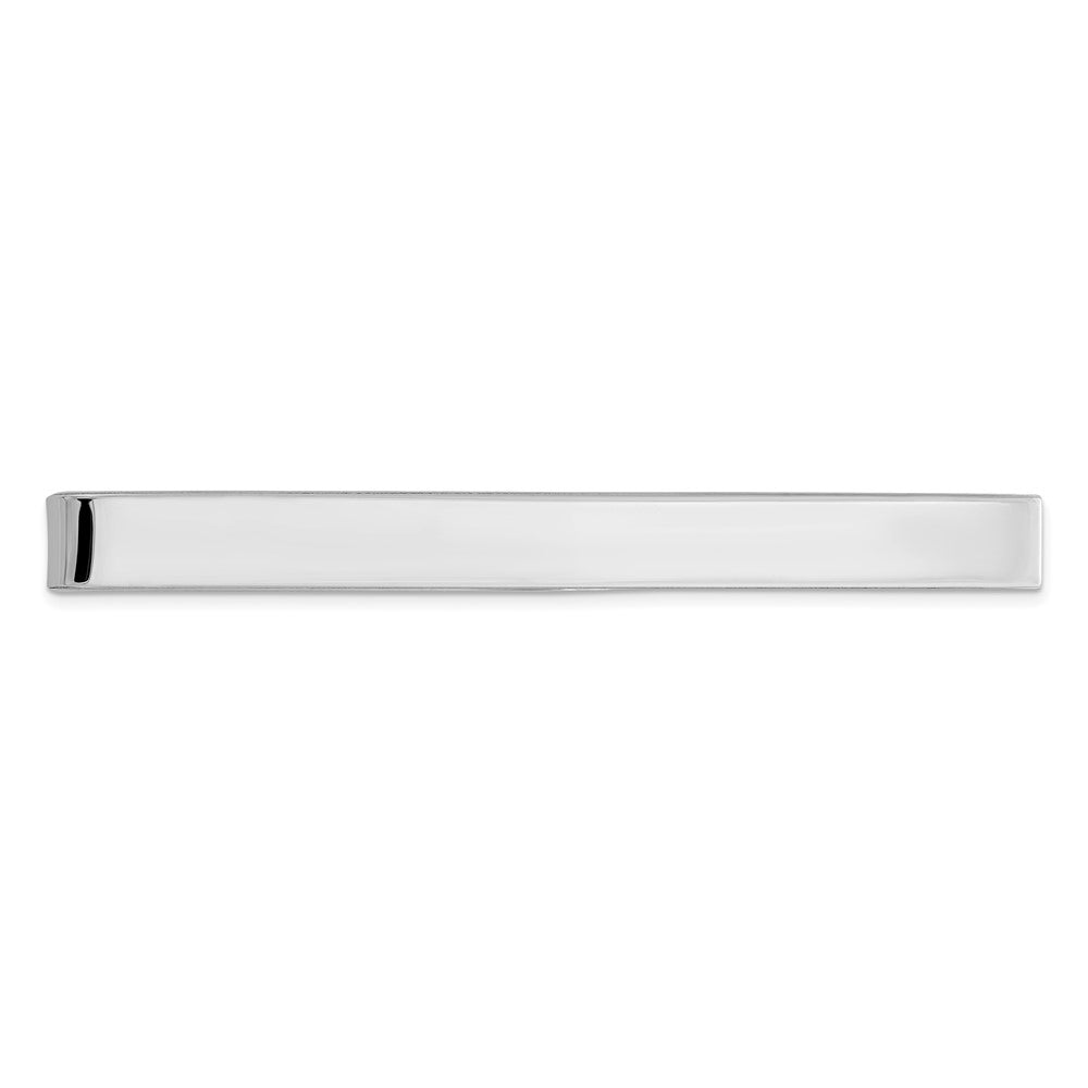Sterling Silver Rhodium-plated Tie Bar