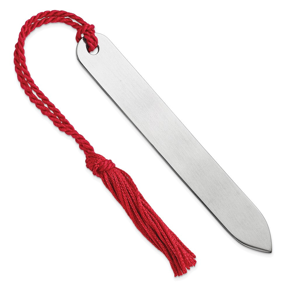 Sterling Silver Rhodium-plated Bookmark