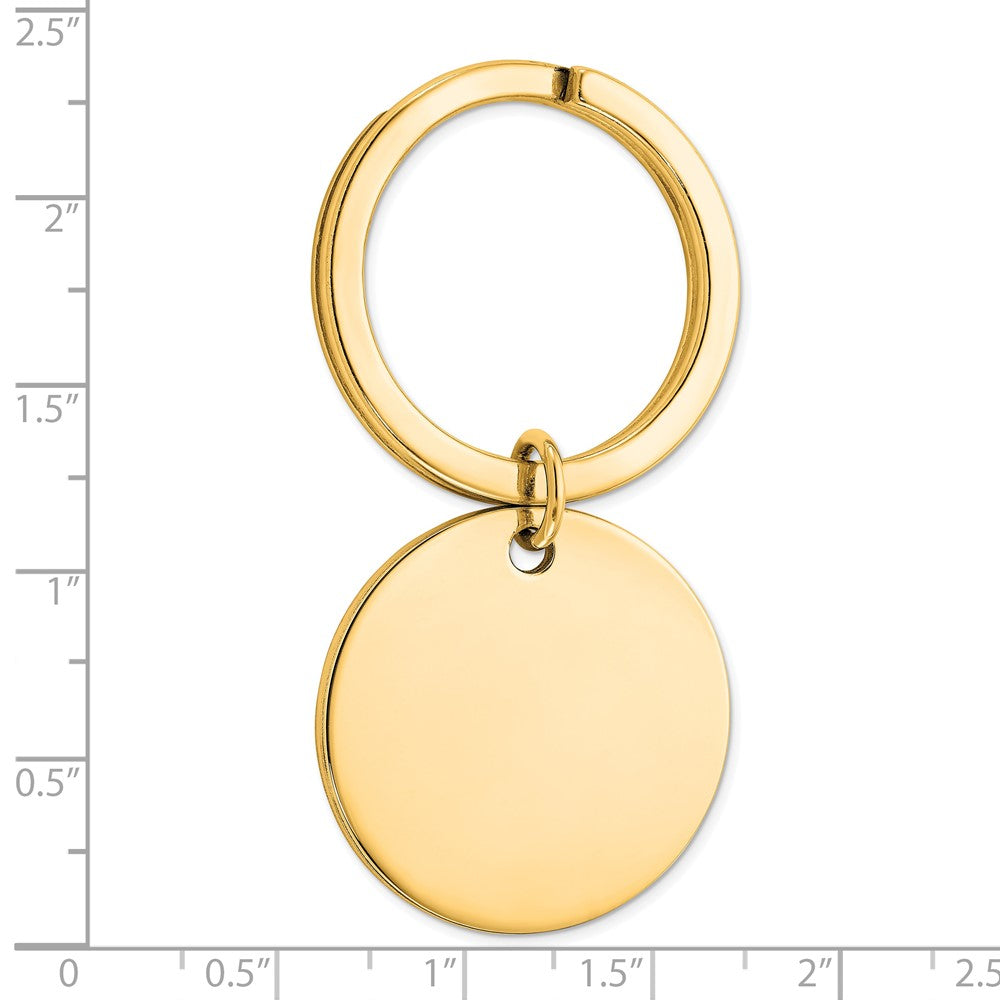 Sterling Silver Gold-plated Key Ring