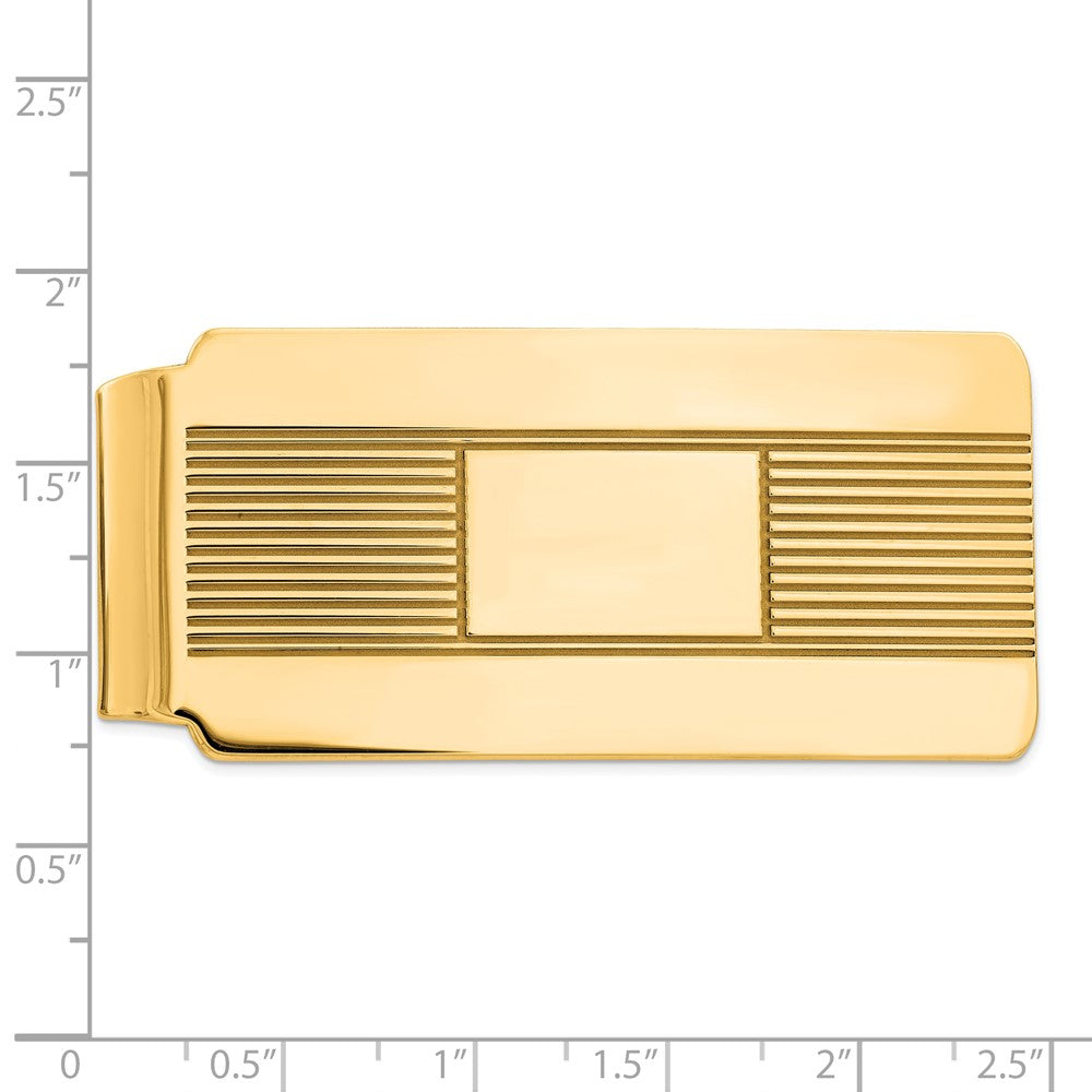 Sterling Silver Gold-plated Money Clip