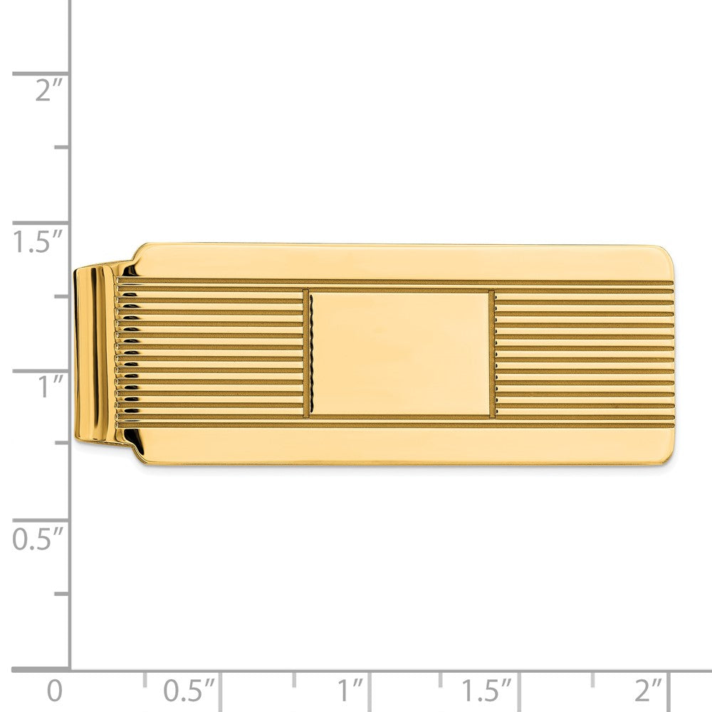 Sterling Silver Gold-plated Money Clip